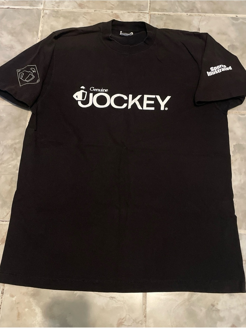 VTG 90s Sports Illustrated Horse Racing Jockey Equestrian Single Stitch Tee SZ L